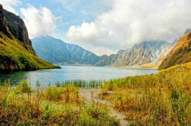   Lake Pinatubo  - the summit crater lake of Mount Pinatubo                              clipart