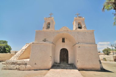  Iglesia de San Francisco Chiu Chiu Roman Catholic church located in the commune of Calama, El Loa, Antofagasta Region, Chile. clipart