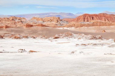 The so-called Valley of the Moon in the Chilean Atacama Desert  west of San Pedro de Atacama clipart