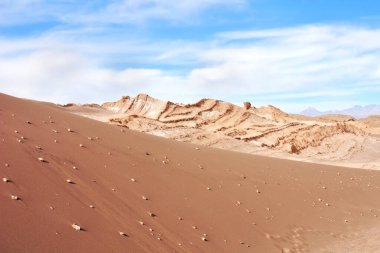 The so-called Valley of the Moon in the Chilean Atacama Desert  west of San Pedro de Atacama clipart