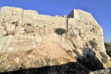  Ürdün 'deki Ortaçağ Ajloun Kalesi                              