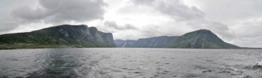 Gros Morne Ulusal Parkı Newfoundland, Kanada 'nın batı kıyısında.