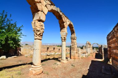 Lübnan 'ın Umayyad şehri Anjar harabeleri