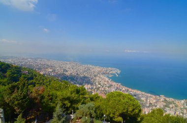 Lübnan 'ın Harissa kentindeki Melkite Yunan Katolik Bazilikası