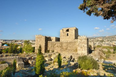 Byblos Kalesi, Lübnan Haçlılar tarafından 12. yüzyılda Lübnan 'da inşa edildi.