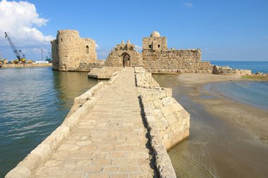 Sidon 'un Deniz Şatosu Lübnan' ın Sidon limanındaki haçlılar tarafından inşa edildi..