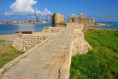 Sidon 'un Deniz Şatosu Lübnan' ın Sidon limanındaki haçlılar tarafından inşa edildi..