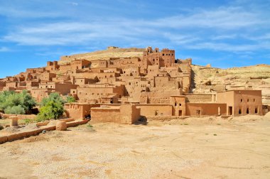 Benhaddou 'da - Fas' ta tarihi bir kaşba ya da çar