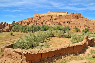 Benhaddou 'da - Fas' ta tarihi bir kaşba ya da çar