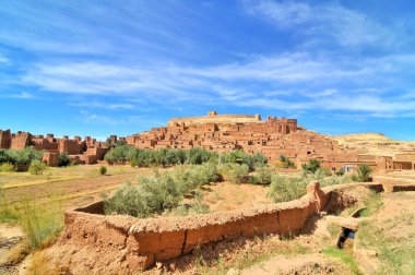 Benhaddou 'da - Fas' ta tarihi bir kaşba ya da çar
