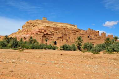 Benhaddou 'da - Fas' ta tarihi bir kaşba ya da çar