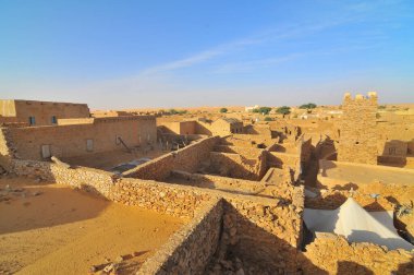 Chinguetti - Kuzey Moritanya 'daki Berber Ortaçağ Ticaret Merkezi.