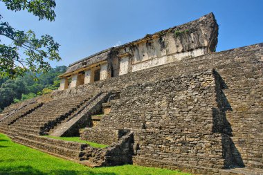 Palenque, Meksika 'daki Cross grubunun tapınakları.