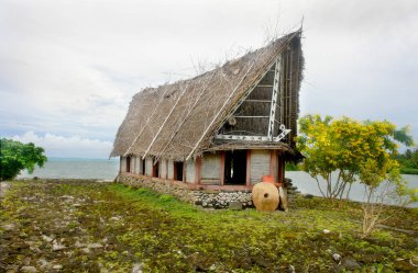 Yap, Mikronezya 'daki Rumung Yasak Adası' nda bilinen Pebai Toplantı Evi.