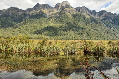   Ayna Gölleri - Yeni Zelanda 'da Te Anau' dan Milford Sound 'a uzanan bir dizi göl.                              