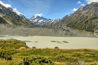 Yeni Zelanda 'nın güney adasındaki Cook Ulusal Parkı' ndaki Kea Point