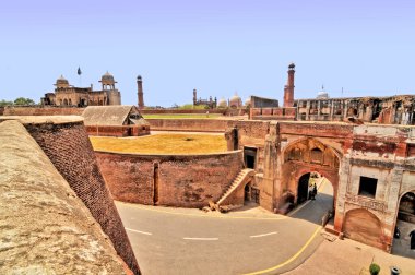 Lahore Kalesi - Lahore şehrinde bir kale, Punjab, Pakistan.