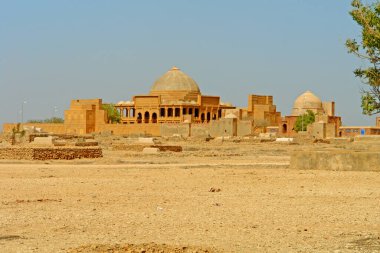 Makli Necropolis - Pakistan 'ın Thatta kenti yakınlarındaki dünyanın en büyük cenaze yerlerinden biri..