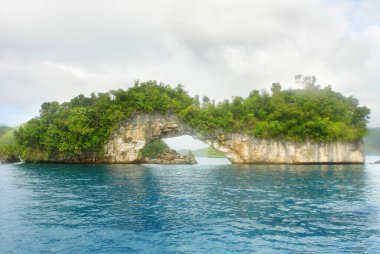 Palau takımadasındaki Arch Rock Adası, Mikronezya