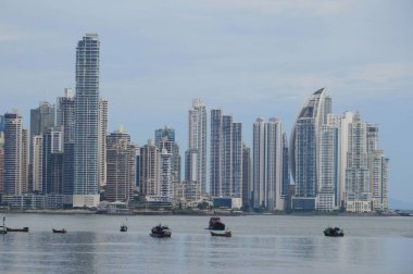 Panama Şehri 'nin Kıyı Panoraması