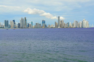 Panama Şehri 'nin Kıyı Panoraması