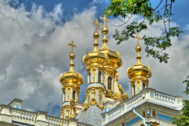 Tsarskoye Selo - İmparatorluk ailesinin eski bir Rus konutu.                                