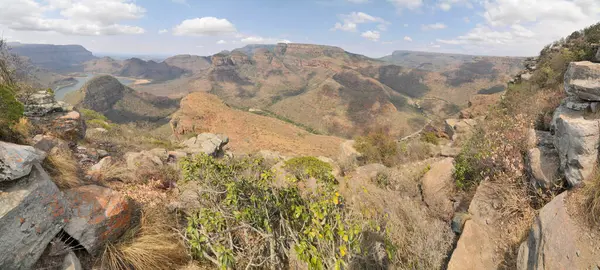 Mpumalanga, Güney Afrika 'daki Blyde Nehri Kanyonu Doğa Koruma Alanı.