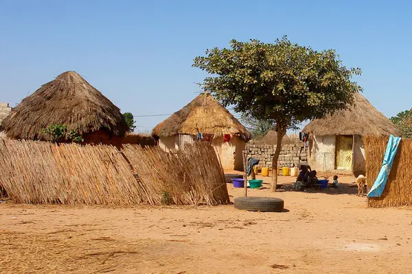 Senegal, Afrika 'daki Geleneksel Köy