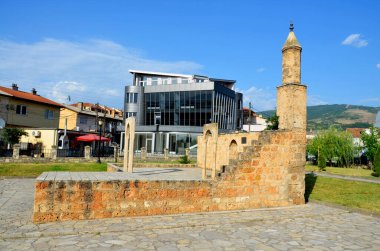 Kosova 'nın Prizren kentindeki eski caminin kalıntıları.