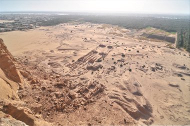 Sudan 'daki Jebel Barkal' daki Amun Tapınağı.