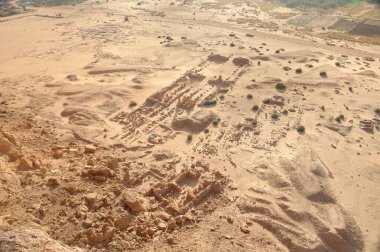 Sudan 'daki Jebel Barkal' daki Amun Tapınağı.