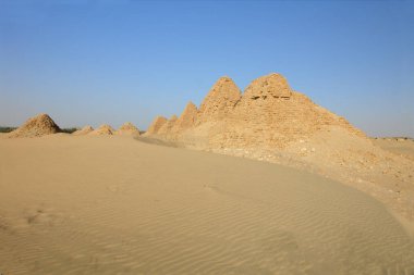 Nuri - Sudan 'daki Kush kraliyet ailesinin piramitleri