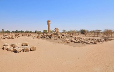 Sudan 'da Amenhotep III tarafından inşa edilen Sedeinga tapınağı.