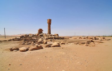 Sudan 'da Amenhotep III tarafından inşa edilen Sedeinga tapınağı.