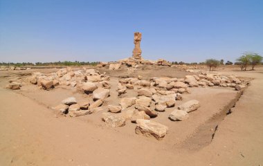 Sudan 'da Amenhotep III tarafından inşa edilen Sedeinga tapınağı.
