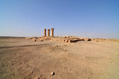 Sesibi - Sudan 'da Amenophis IV tarafından inşa edilmiş bir Mısır tapınağının kalıntıları.