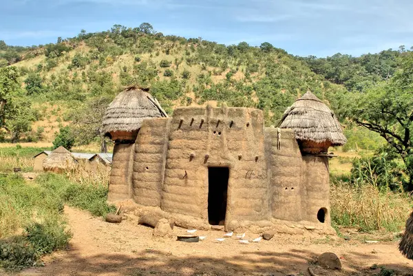Togo 'daki Tammari halkının geleneksel evlerini çamur tuğlası aldı.                               