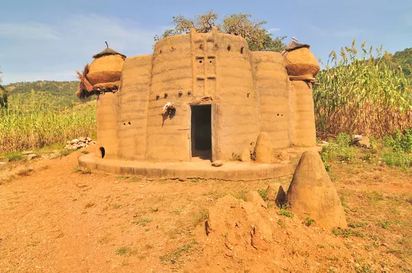 Togo 'daki Tammari halkının geleneksel evlerini çamur tuğlası aldı.                               