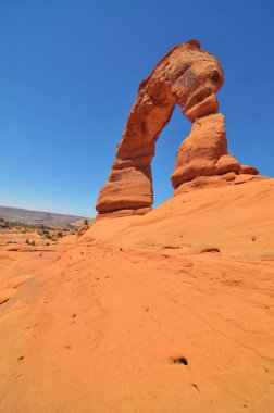 Utah, ABD 'deki Arches Ulusal Parkı' nda Narin Kemer
