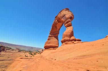 Utah, ABD 'deki Arches Ulusal Parkı' nda Narin Kemer