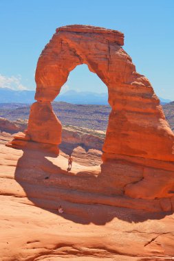 Utah, ABD 'deki Arches Ulusal Parkı' nda Narin Kemer