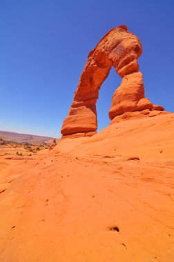 Utah, ABD 'deki Arches Ulusal Parkı' nda Narin Kemer