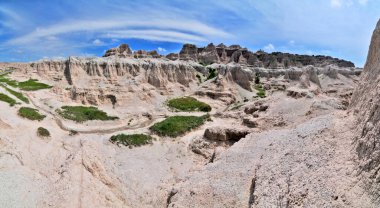 Badlands Ulusal Parkı - Güney Dakota 'nın güneybatısındaki Amerikan Ulusal Parkı. 