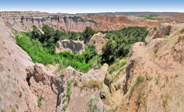 Badlands Ulusal Parkı - Güney Dakota 'nın güneybatısındaki Amerikan Ulusal Parkı. 