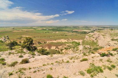 Scotts Bluff Ulusal Anıtı - Batı Nebraska, ABD 'deki Gering şehrinin batısında yer almaktadır..