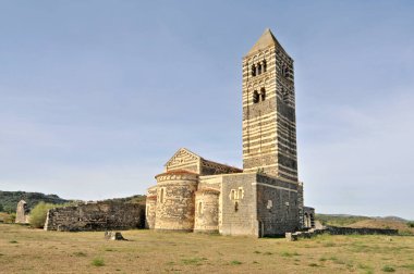  Sardunya İtalya 'dan Bazilika della Santissima Trinit di Saccargia                               