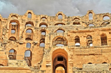 Tunus 'taki El Jem Roma Amfitiyatrosu