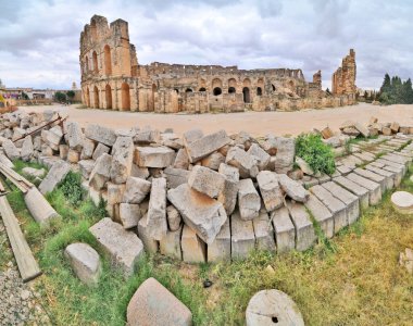 Tunus 'taki El Jem Roma Amfitiyatrosu