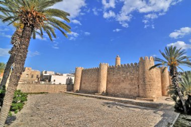 Tunus 'un Susa kentindeki Büyük Susam Camii tarihi camii..