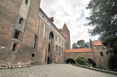 Polonya 'nın Kwidzyn kentindeki Töton Gotik Kalesi